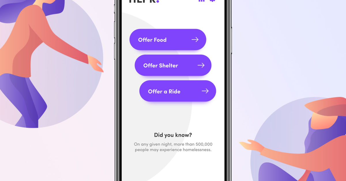 HLPR Mobile App Design & Prototype