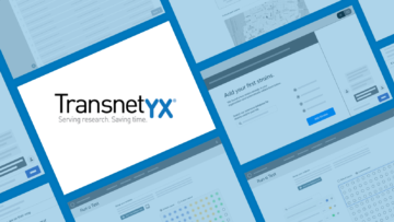 Transnetyx wireframes and logo.