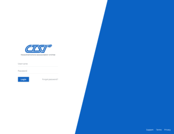 CTSI login screenshot